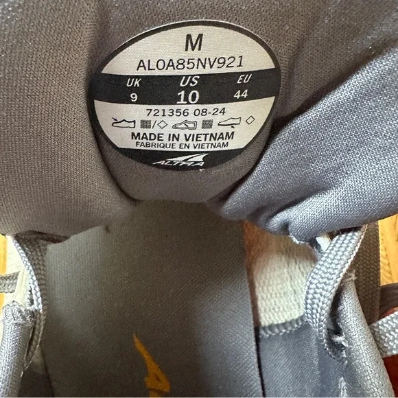 ALTRA Men's Experience Flow Road Running Shoe, sand, size 10 - Picture 8 of 11